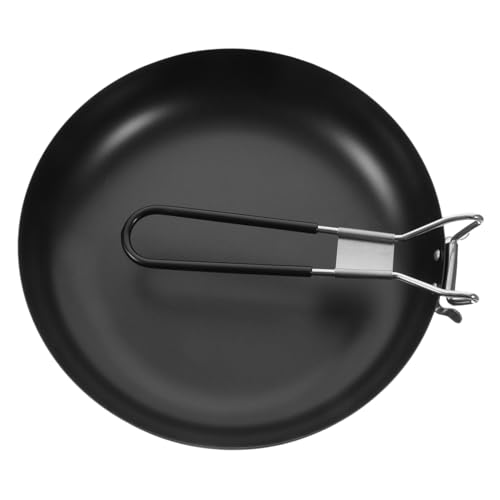 Sartén de Hierro Antiadhesiva de Utensilio de Cocina Portátil para Camping Picnic y Senderismo