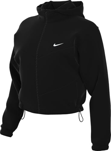 Nike Sportswear Windrunner Weite Gewebte Kapuzenjacke (Damen), Black/Black/White, HJ1182-010, M Nike Sportswear Windrunner Weite Gewebte Kapuzenjacke (Damen), Black/Black/White, HJ1182-010, M