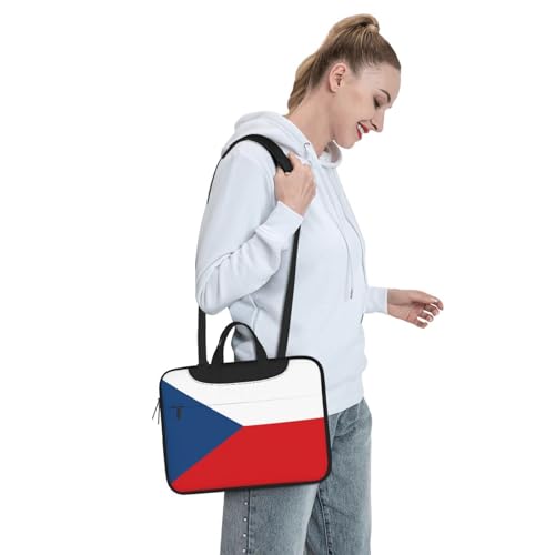 Sac ordinateur portable drapeau République tchèque à bandoulière - 7