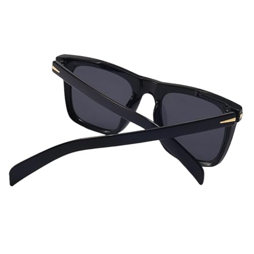 Lunettes de soleil de luxe rétro aux détails rivets et verres dégradés chics
