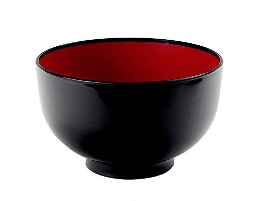 Happy Sales HSNB-MRB38L, Microwave and Dishwasher Safe Japanese Plastic Ramen Noodle Soup Bowl