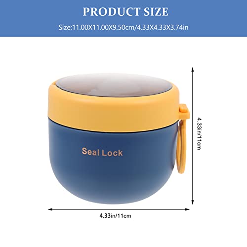Luxshiny Pote de comida quente com isolamento térmico para almoço, sopa de comida, recipiente de sop
