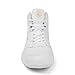 Men's Wrestling Shoes with Lightweight,Sdtdid Boxing Shoes Made of Micro Suede for Gym,Powerlifting,Bodybuilding,Training Etc. White