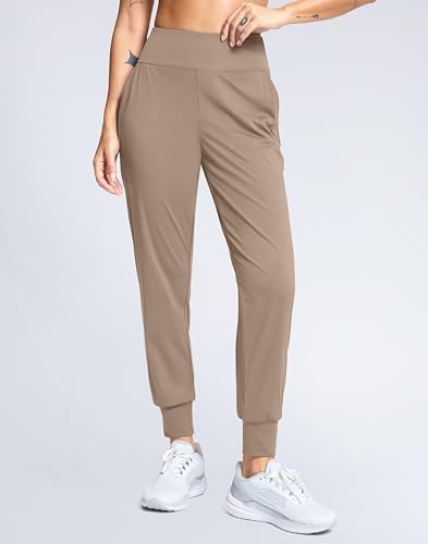 Image of SANTINY Women's Joggers Pants with Pockets Lightweight High Waisted Athletic Gym Workout Pants for Women Yoga Travel