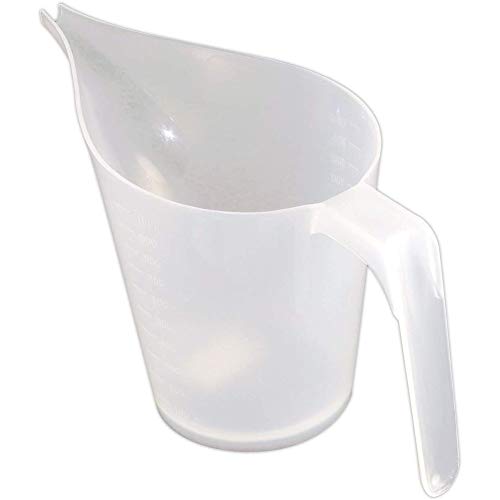Jarra plástica transparente de 1000 ml con pico vertedor miniatura 3