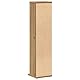 vidaXL CD-Regal Artisan-Eiche 21x20x88 cm Holzwerkstoff, CD-Schrank, CD-Ablage, Standregal, Regalschrank, CD-Lagerregal, Regal, Lagerregal