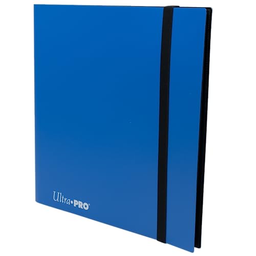 Image of Ultra PRO - Eclipse 12-Pocket Pacific Blue PRO-Binder for 480 Cards Standard Size Cards, Protects Collectible Cards, Gaming Cards and Sports Cards In Ultra PRO Deck Protector Sleeves