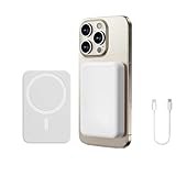 Power bank Magnetico 10000mAh Caricabatterie Portatile Wireless PD 20W con Cavo USB-C, PowerBank Wireless, Compatibile con iPhone 16/15/14/13/12/Pro/Pro/Max