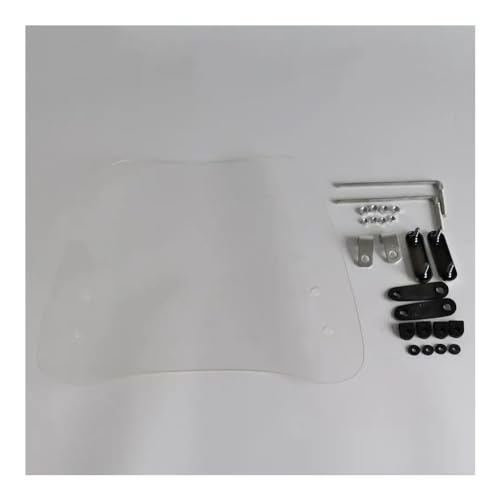 Pare-brise de scooter et vent déflecteur moto avec kit de fixation complet