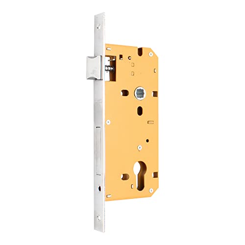 Image of Dorset Onix Mortise Door Lock for Main Door (10 inch) | Door Lock Handleset with 60 MM Key & KOB Cylinder | Durable Lockbody, Suitable for Door Thickness 32-38 mm | SC Finish