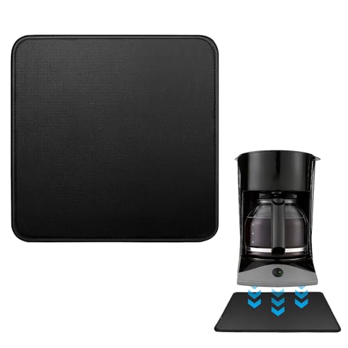 Sliding Mad for Mr Coffee 12 Cup Coffee Maker(SK13-RB) - Absorbent & Anti-Slip Base (13.78'×13.78')...