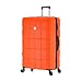 ATX Luggage Extra Large Suitcase Super Lightweight Durable ABS Hard Shell Suitcase with 4 Wheels and Built-in TSA Lock (Orange, 32 Inches,132 Liter)