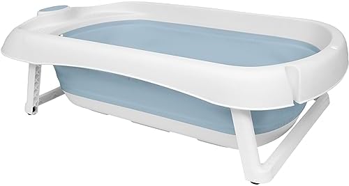 Buba Banheira Dobrável Silicone E Plástico Portátil (Azul)