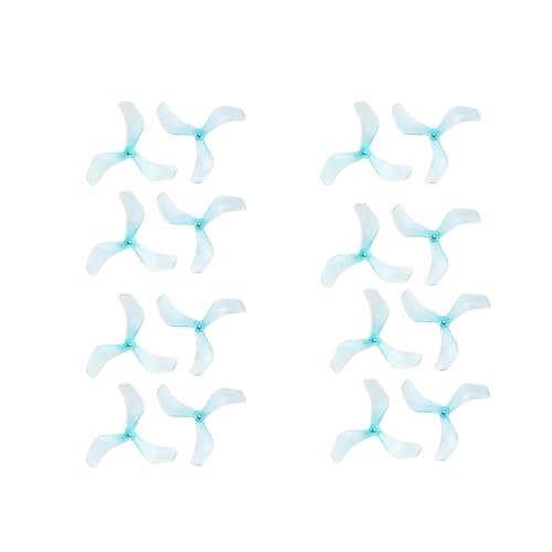 Hélice 3 pales 2 pouces contre la casse de drone DJI O4 pack de secours bleu