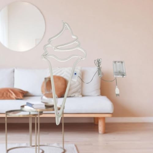 Veilleuse LED glace pour rompre la monotonie d'une chambre - 4