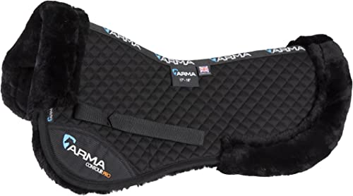 Shires ARMA Half Pad (Black, 17-18')