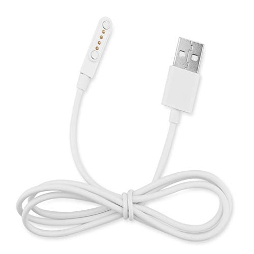 Jiameajani Universal Smart Watch Charger Smartwatch USB Power Charger Cable 4 Pin Magnetic line