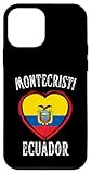 Einfache Installation Ecuador Flag Heart Montecristi City Hülle für iPhone 12 mini