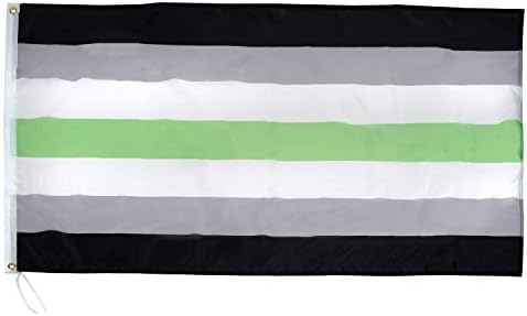 Amazon Com Agender Pride Flag 3x5ft Sleeve And Metal Grommets Patio Lawn Garden