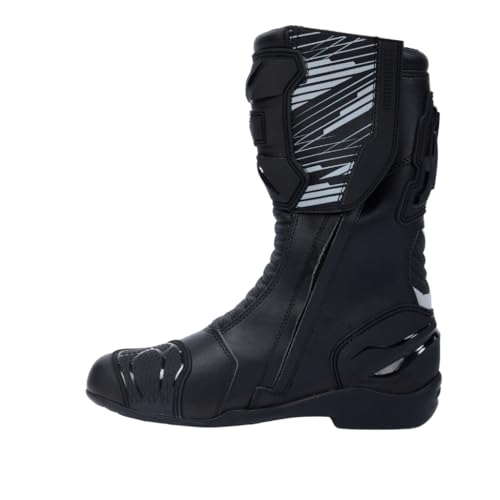 Image of Raida Aeroprix Racing Boots | CE Waterproof Motorcycle Boots | Replaceable Toe Sliders | TPU Shin, Ankle & Heel Protection | Anti-Skid Sole | Track & Street Riding Boots