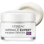 L’Oréal Paris Anti-Aging Under Eye Cream 55+, Day & Night Skincare, Wrinkle Expert, With Calcium to Reduce the Look of Crows Feet, Dark Circles & Puffy Eyes, 15mL