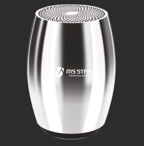MS Star Ultra Mini Wireless Bluetooth Speaker, Heavy Metal Electroplating, Round Shape, Power Button Control, Long Battery Life, Quick Charging, Multicolor-image-17