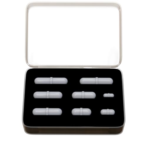 AYINLAB Magnetic Stir Bar, No More Mess Magnetic Bar, PTFE Stir Bar, from Large Stir Bar to Small Magnetic Stir Bar Set, Mixed 8pcs Stir Bar Set, Magnetic Rod for Magnetic Stirrer, Magnetic Mixer