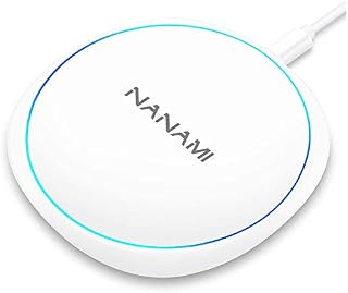 NANAMI Wireless Charger, 10W Max Qi Fast Charging Pad for Samsung Galaxy S22 S21 Plus S20 FE S10 S9 S8 Note 20, Hands Free Charger Quickly Wireless Charge iPhone 14/13/12/SE 2/11/Xs/XR/X/8/New Airpods