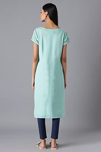 Image of Aurelia Women's Cotton Regular Fit Casual Kurta