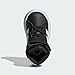 Adidas Unisex-Kids Grand Court Mid Top, Black/White/Black, 1