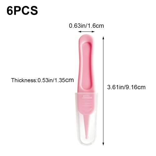 6 Pcs Baby Nose Tweezers Round Head Ear Tweezers Safety And Hygiene Toddler Nose Cleaning Tweezers For Baby Care #TOP3