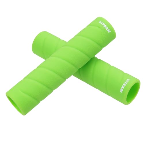 VITEAM Poignées de pagaie kayak antidérapantes silicone souple 2 paires noir