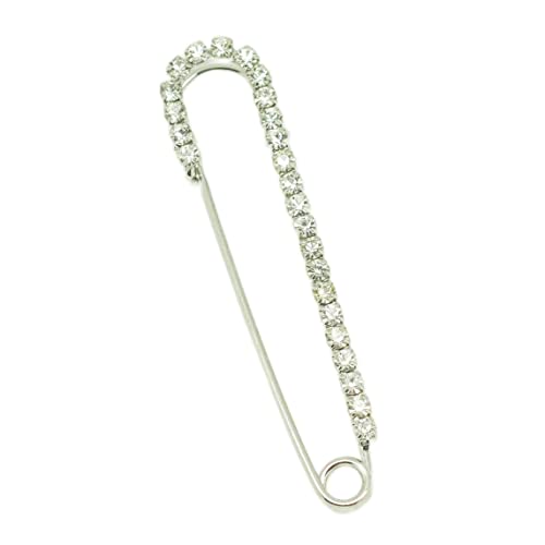 Elegant Brooch For Women And Girls With Swarovski Crystals Brooch Pin Silver Plated From Italy 02-16598 #TOP6