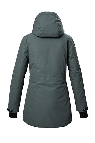 killtec Damen Funktionsparka/Parka mit Kapuze KOW 93 WMN PKR, blaugrau, 42, 41817-000