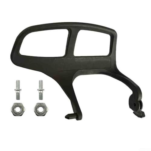Linnkyfloa Protector de mano de freno de motosierra PP para modelos MS192T MS192TC MS193 MS193T, protector de seguridad negro con configuración rápida sin herramientas para equipos de alimentación al