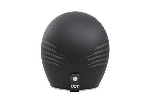 Torc T50 Route 66 3/4 Helmet With 'Black Flag' Graphic (Flat Black, Xx-Large) #TOP3