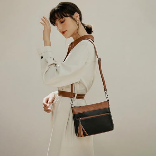 Image of GOIACII Crossbody Bags for Women Travel Purses Leather Handbags Medium Shoulder Bag with Adjustable Strap