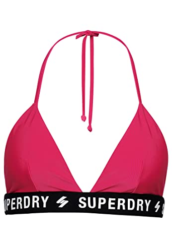 Superdry Womens 30-Swimwear Bikini, Raspberry Sorbet, Small