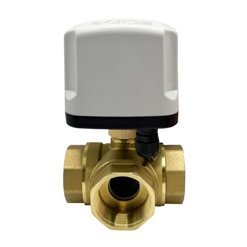 Vanne motorisée laiton 1-1/2 pour l'arrosage automatique de jardin 24V - 3