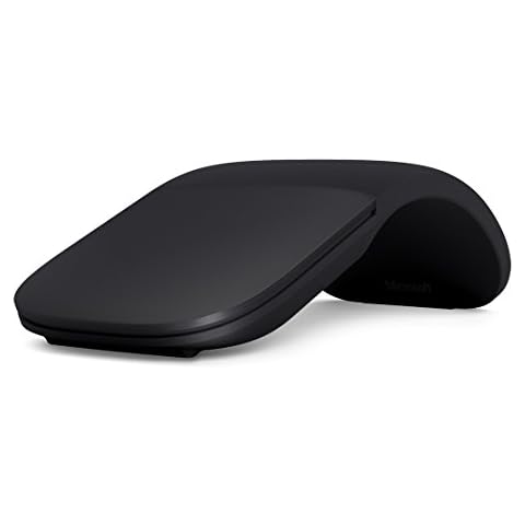 Microsoft Arc Ratón Negro con Panel de Desplazamiento Completo Cover