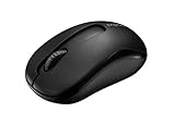 Rapoo M10 Plus kabellose Maus wireless Mouse 2.4 GHz Computermaus 1000 DPI Sensor 12 Monate Batterielaufzeit ergonomisch für PC & Mac - schwarz
