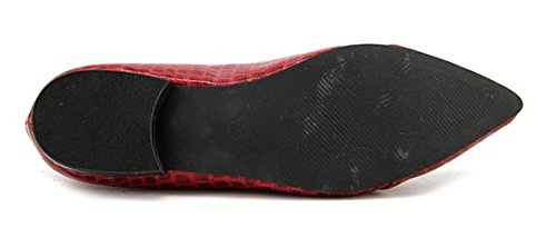 Bellini Flora - Women's - Casual Comfort Flat Red Croc - 6 Medium3