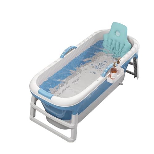 Faltbare Massagebadewanne für Erwachsene, Doppelfunktion Bad und Dampf, Badewanne für Erwachsene, Kapazität 110 kg, mit Fußmassage und ergonomischer Rückenlehne