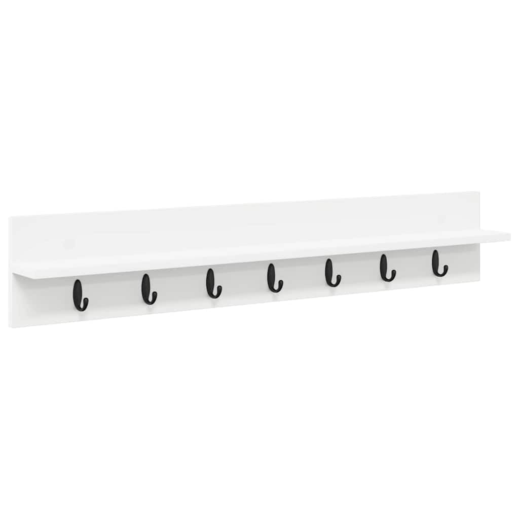Porte-manteau mural en bois 100 x 10,5 x 18 cm