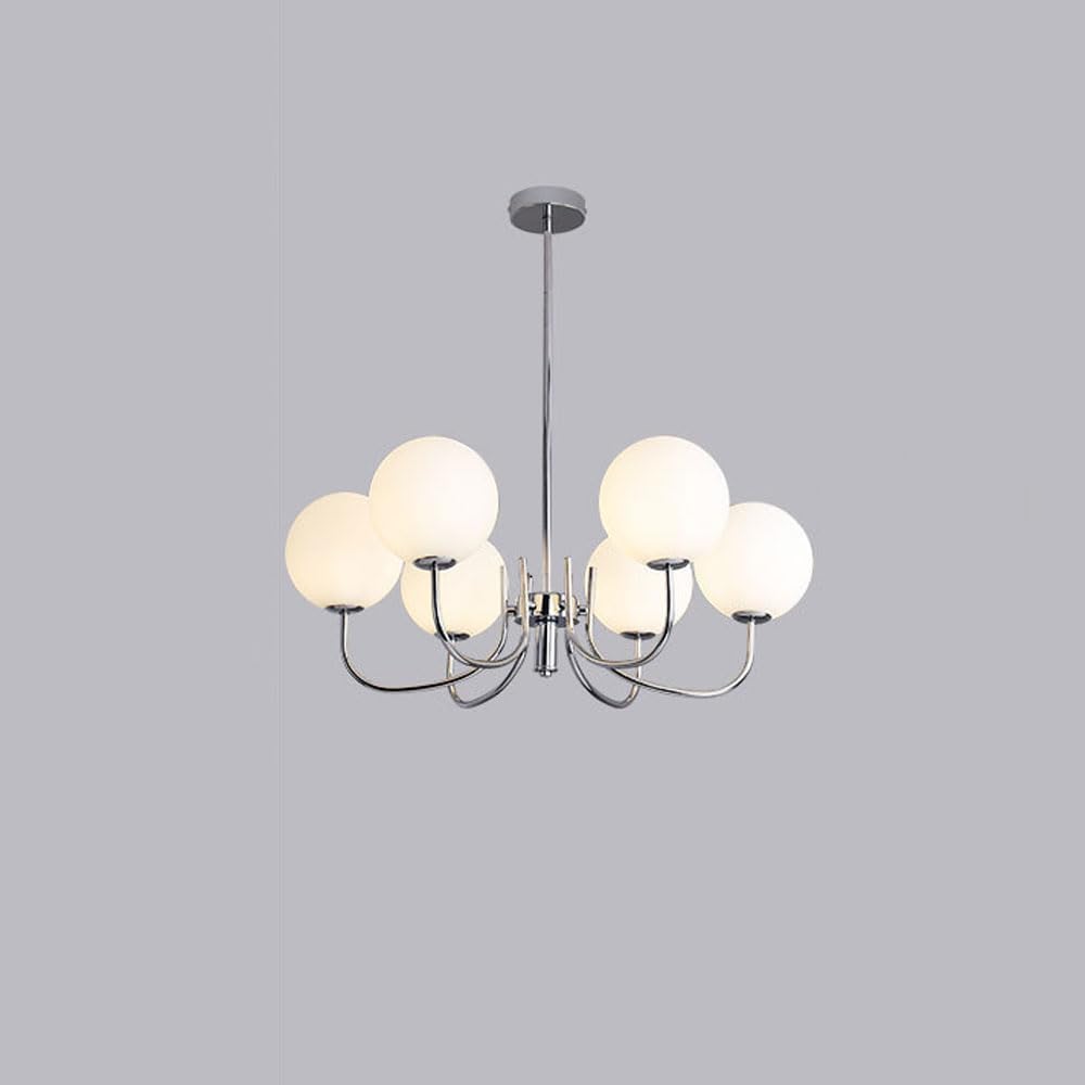 Suspension design scandinave Chaner en métal chromé haut de gamme
