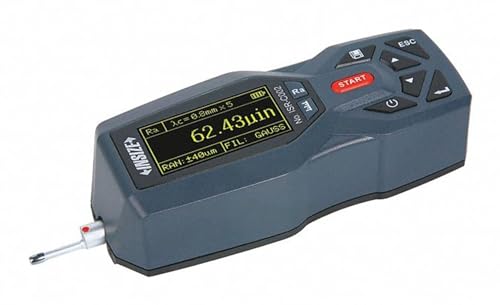 Roughness Tester, Range 6299?in, Resolution (Ra) 0.01?in