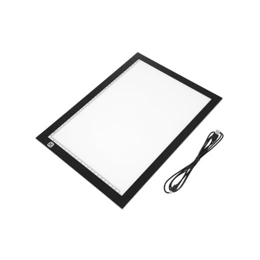 STOBOK 1 Juego De Mesa De Copia Almohadilla De Dibujo LED Almohadilla De Luz Profesional Caja De Luz LED Artcraft Papel De Calco Tablero De Calco Artcraft Mesa De Luz Para Calcar