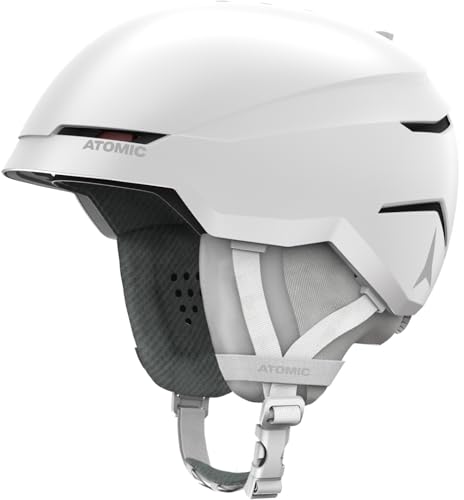 Contenuto: 1 Casco da Sci per la Pista Atomic per Uomo/Donna, Taglia M, Circonferenza testa: 55-59 cm, Savor AMID, Incl. borsa per casco, Colore: Bianco (White Heather), AN5005682M