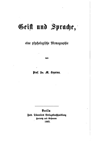 Das Leben der Seele in Monographien über seine Erscheinungen (German Edition)