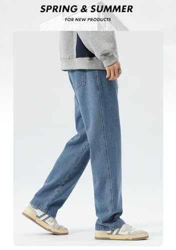 Jeans Pants Trousers Denim Men's Retro Washed Wide Leg Student Casual Versatile Classic Early Spring and Autumn4